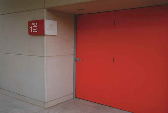 puerta de seguridad